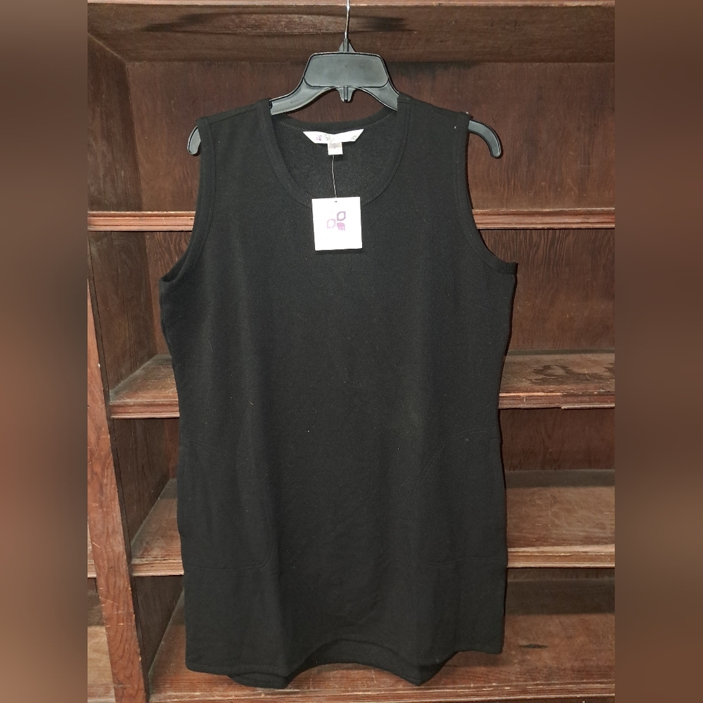 NWT Womens Lilac Bloom Black Sleeveless Dress